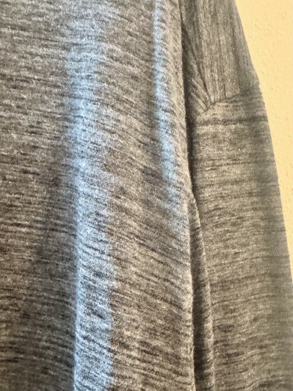 Athletic Works Men's Gray Space Dye Performance Long Sleeve Tee 3XL Big & Tall - Thumbnail 3