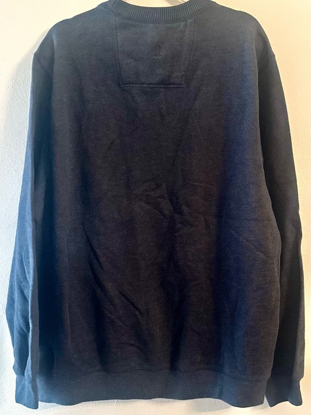 NWT G.H. Bass Navy Mountain Fleece Crewneck Sweater XXL - Thumbnail 2