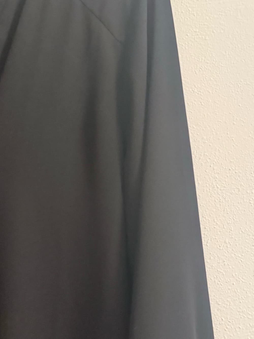 Forever 21 Black V-Neck 3/4 Sleeve Blouse L Flowy Chiffon Casual Workwear - Thumbnail 4