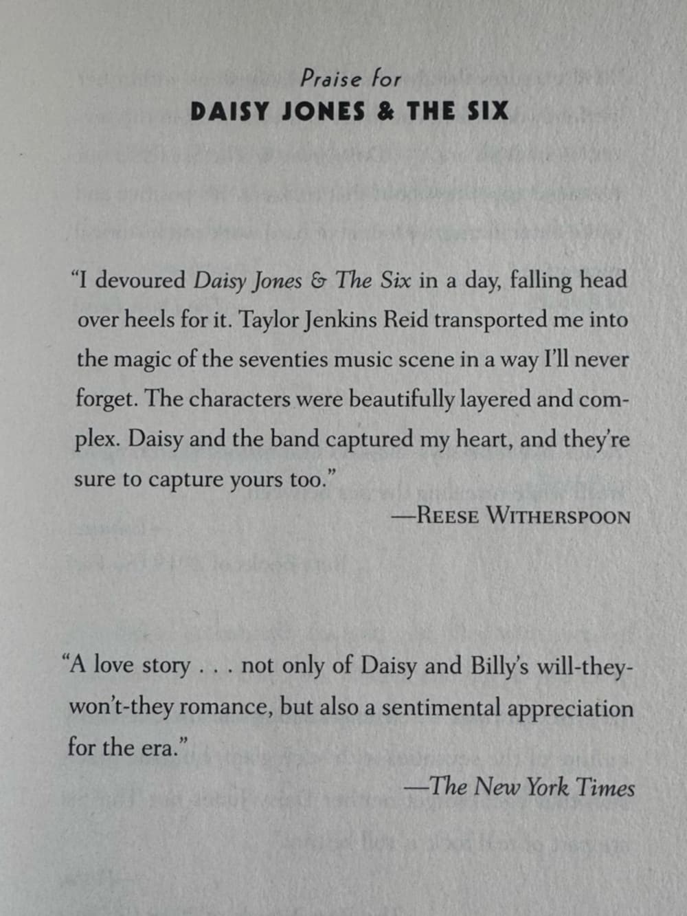 Daisy Jones & The Six Paperback Taylor Jenkins Reid Novel - Thumbnail 3