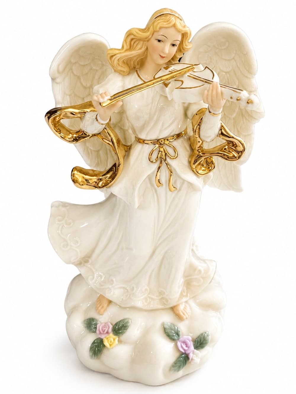 Sankyo Angel Violin Music Box Figurine 9.5 Inch - Thumbnail 7