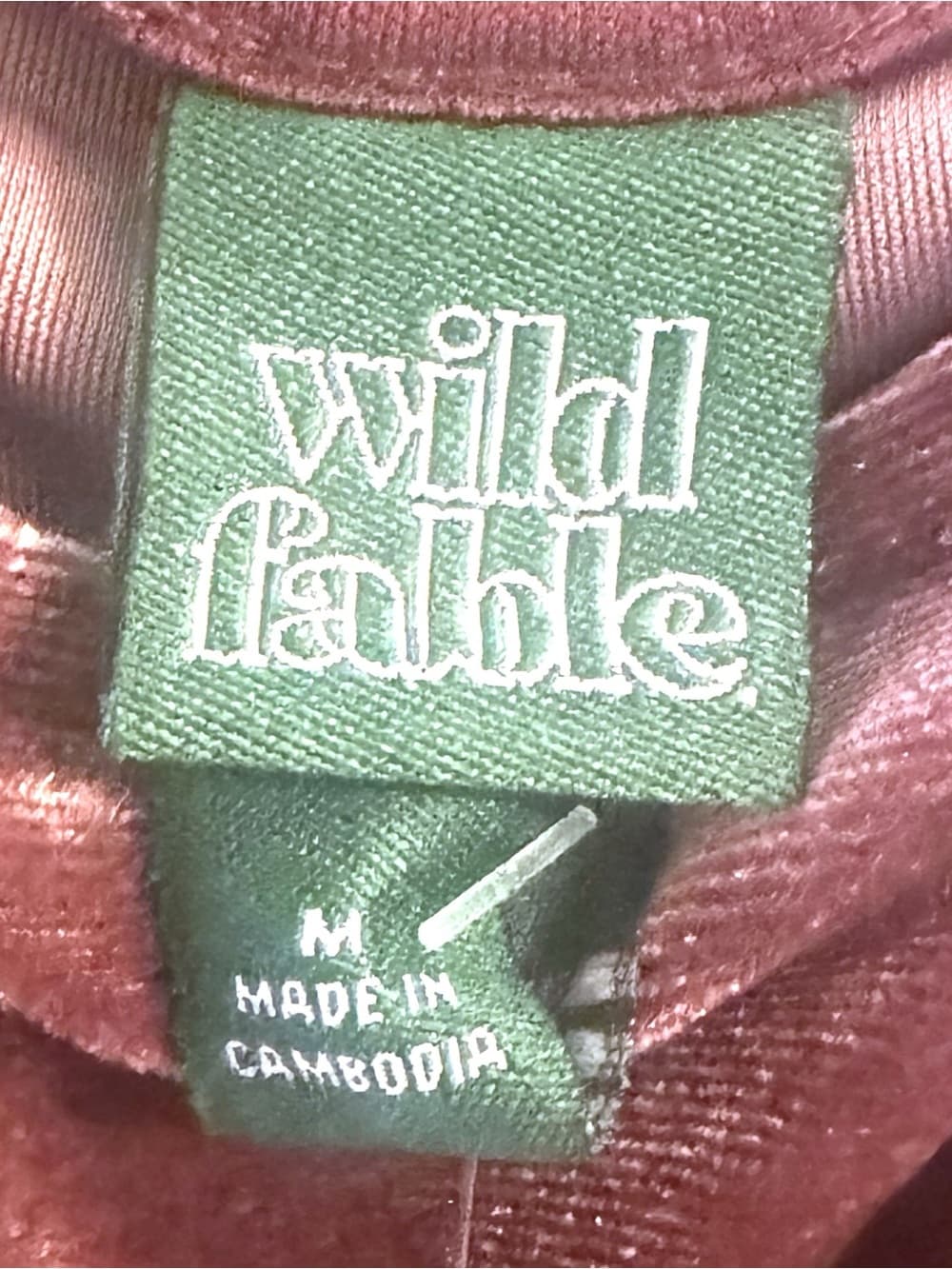 Wild Fable Women's Burgundy Velvet Cowl Neck Midi Dress NWT Size Medium - Thumbnail 4