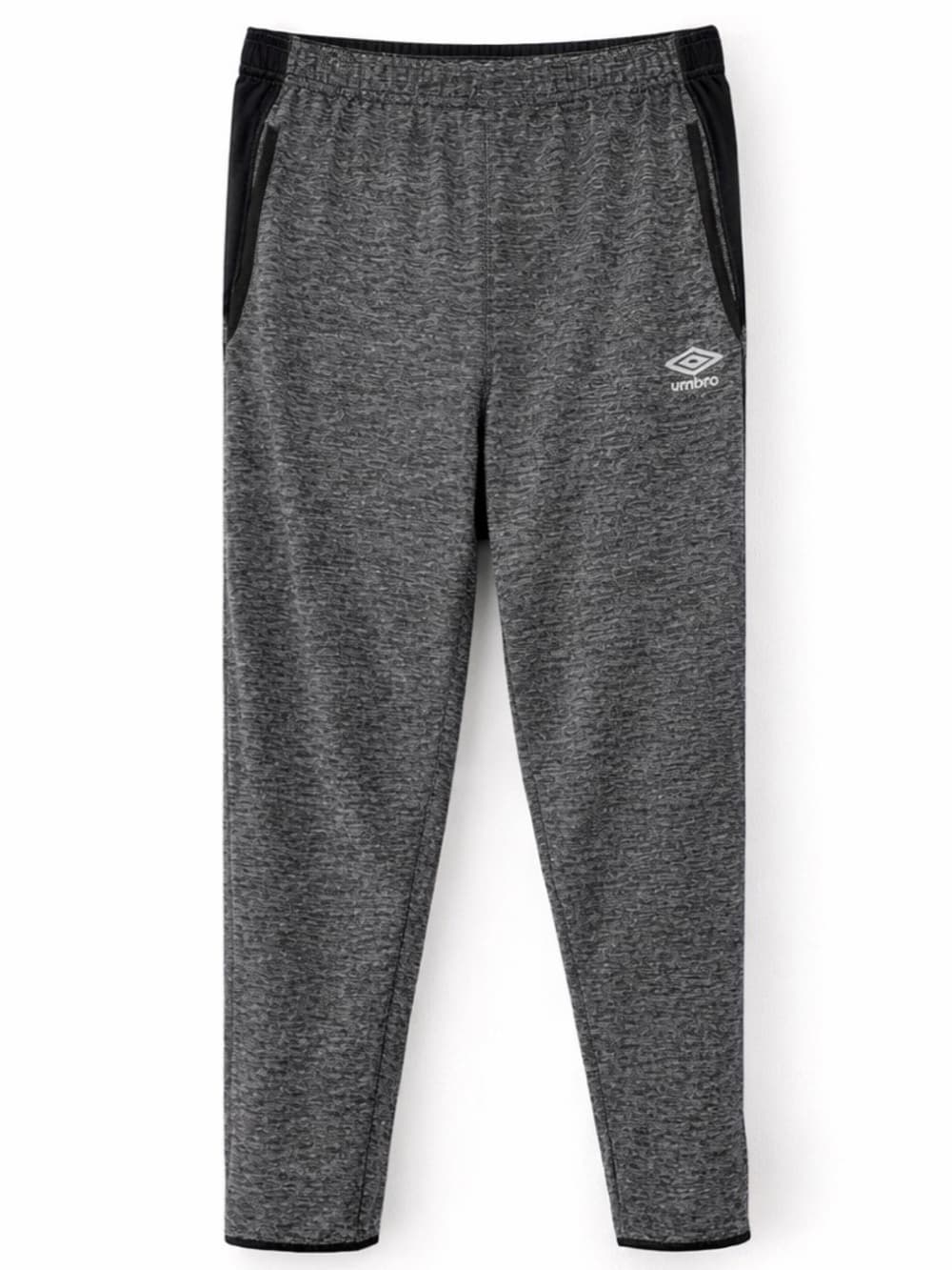 Umbro Gray Jogger Sweatpants Youth XL Slim Fit Zip Pocket Athletic - Thumbnail 7