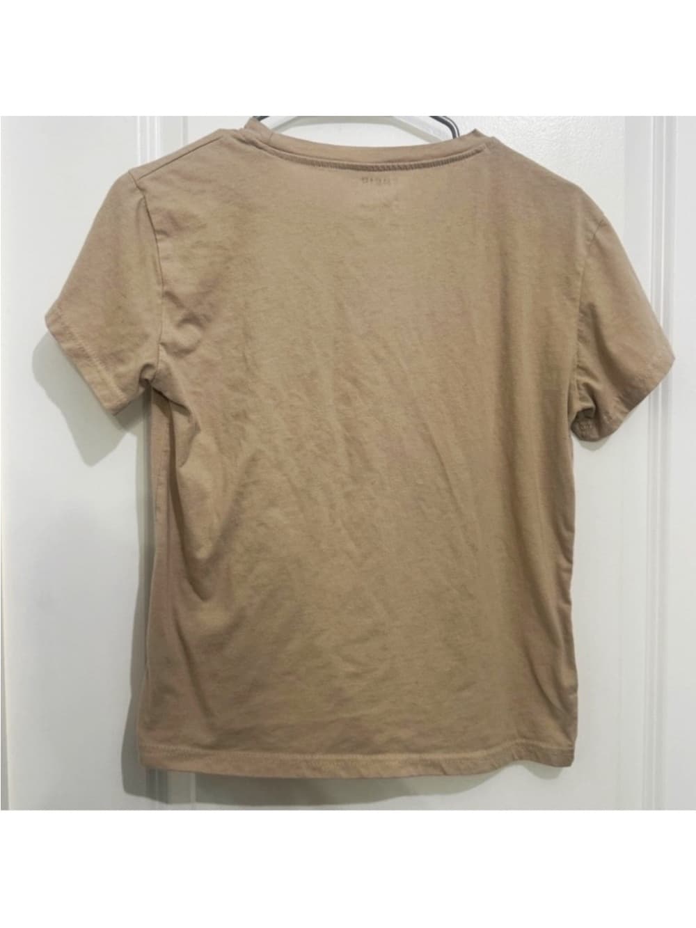 SHEIN Tan Coffee Graphic Short Sleeve Tee M - Thumbnail 2