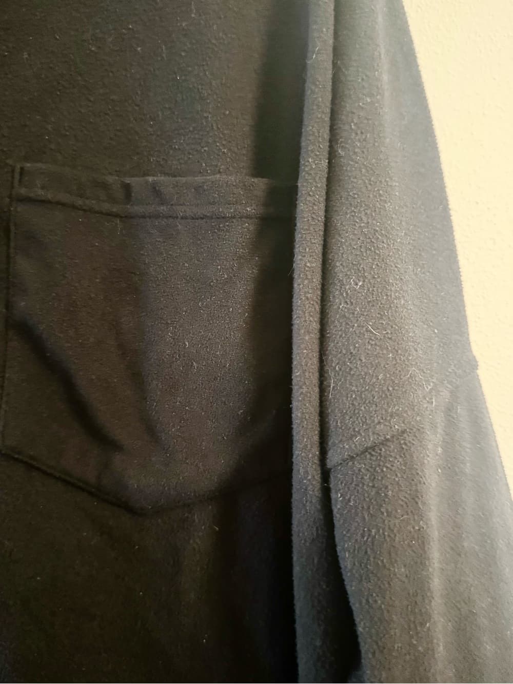 Mondetta Black Button Front Collared Shirt XXL Oversized Stretch Casual - Thumbnail 3