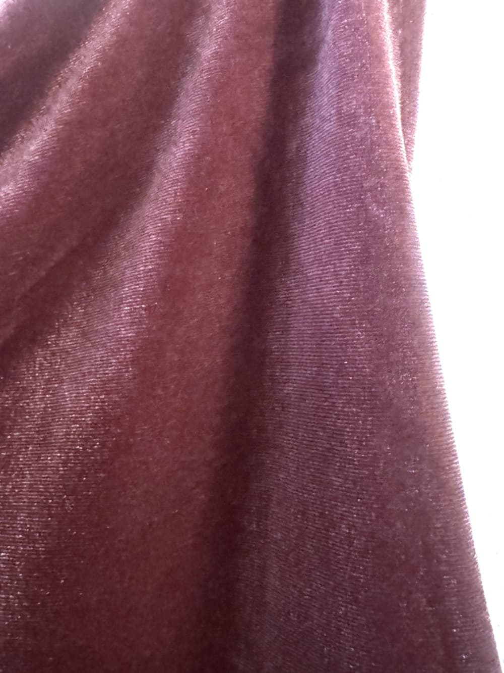 Wild Fable Women's Burgundy Velvet Cowl Neck Midi Dress NWT Size Medium - Thumbnail 3