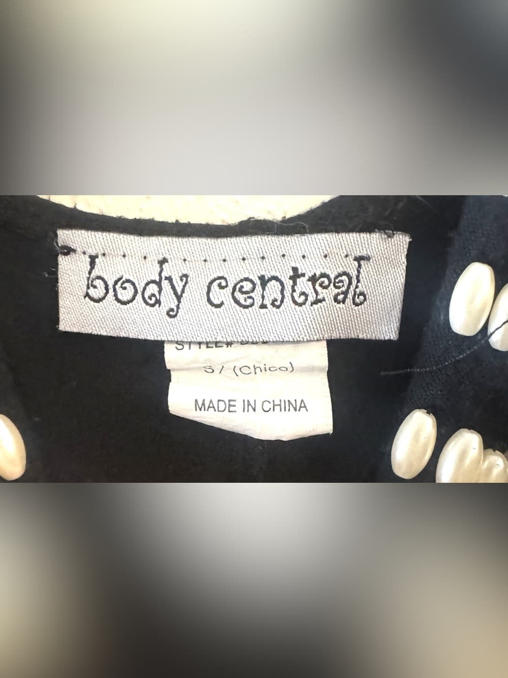 Body Central Women's Black Studded Embellished Sleeveless Midi Dress Size Small - Thumbnail 4