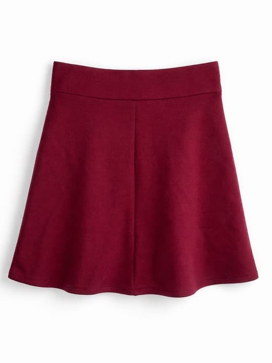 LOFT Women's Red Fit & Flare Skater Mini Skirt Stretch Size XS - Thumbnail 8