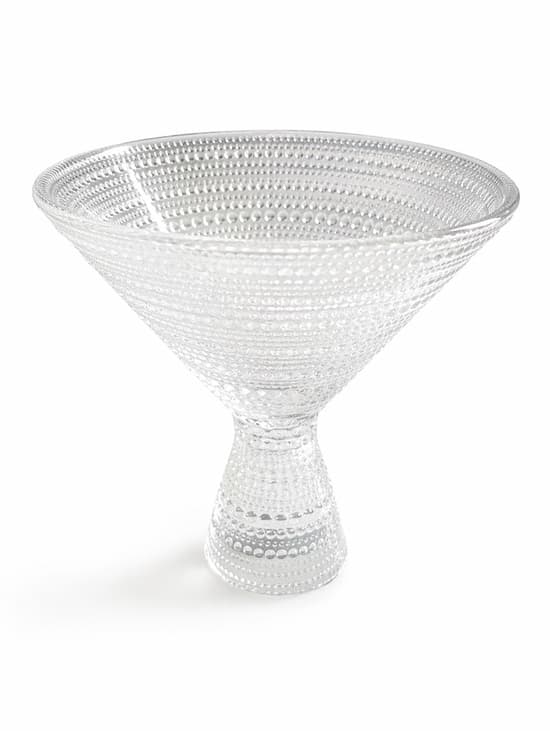 Vintage Clear Glass Hobnail Compote Pedestal Bowl Centerpiece Candy Dish - Thumbnail 7