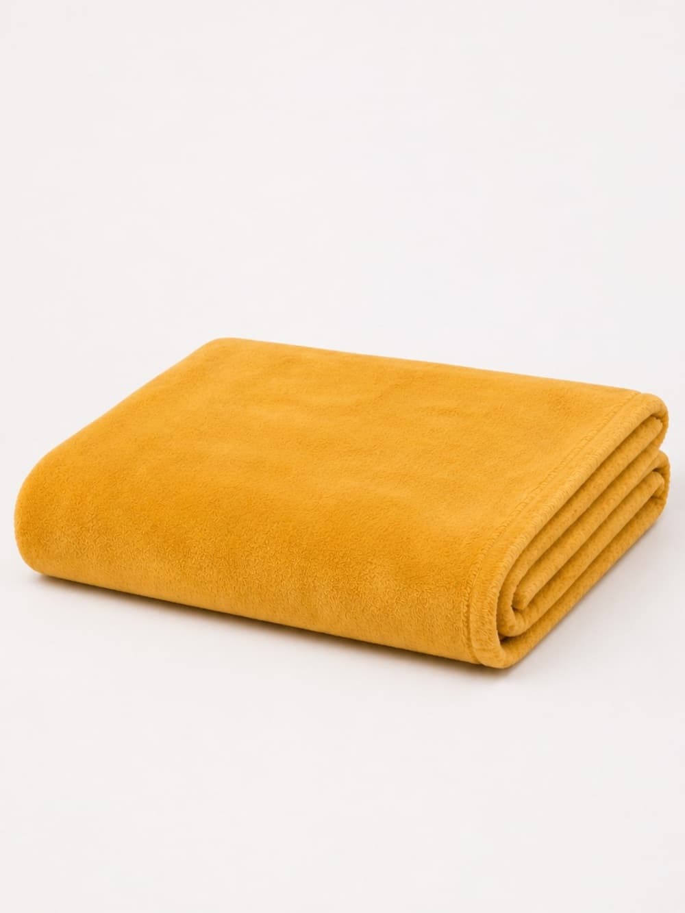 Morgan Home Mustard Yellow Throw Blanket Soft Plush 62x50 Cozy - Thumbnail 4