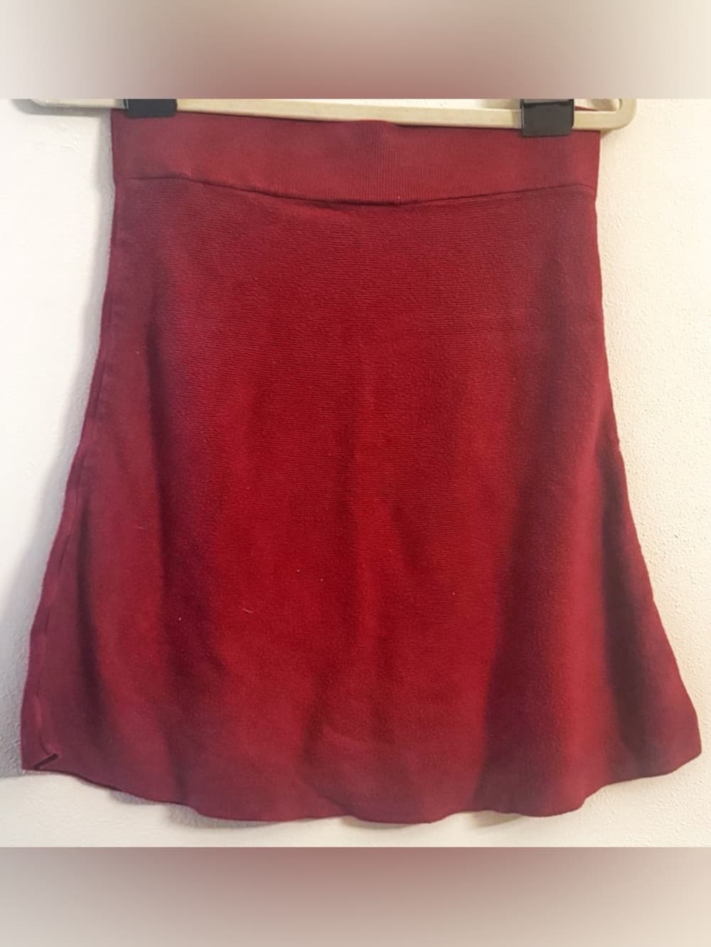 LOFT Women's Red Fit & Flare Skater Mini Skirt Stretch Size XS - Thumbnail 2