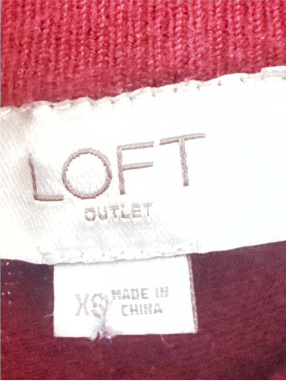 LOFT Women's Red Fit & Flare Skater Mini Skirt Stretch Size XS - Thumbnail 4