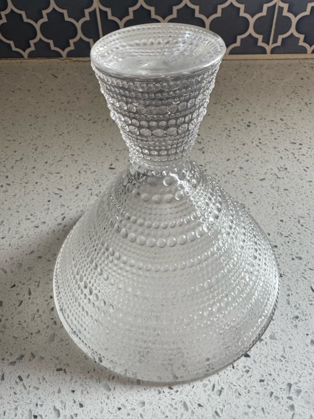 Vintage Clear Glass Hobnail Compote Pedestal Bowl Centerpiece Candy Dish - Thumbnail 5