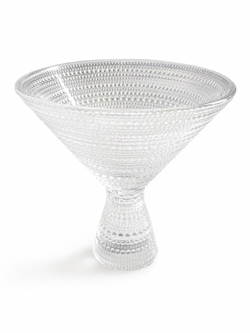 Vintage Clear Glass Hobnail Compote Pedestal Bowl Centerpiece Candy Dish - Thumbnail 6