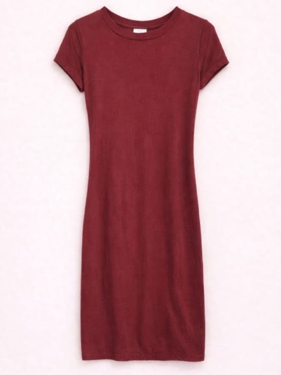 Windsor Red Bodycon Mini Dress S Short Sleeve Fitted Going Out - Thumbnail 7