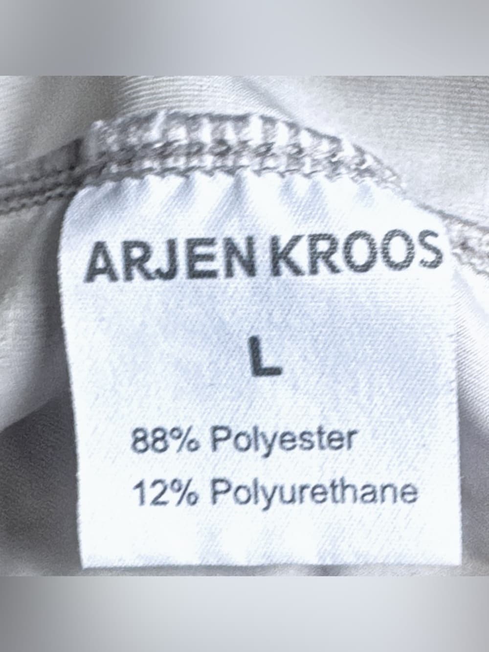 Arjen Kroos Metallic Silver High Waisted Running Shorts L Athletic Gym - Thumbnail 4