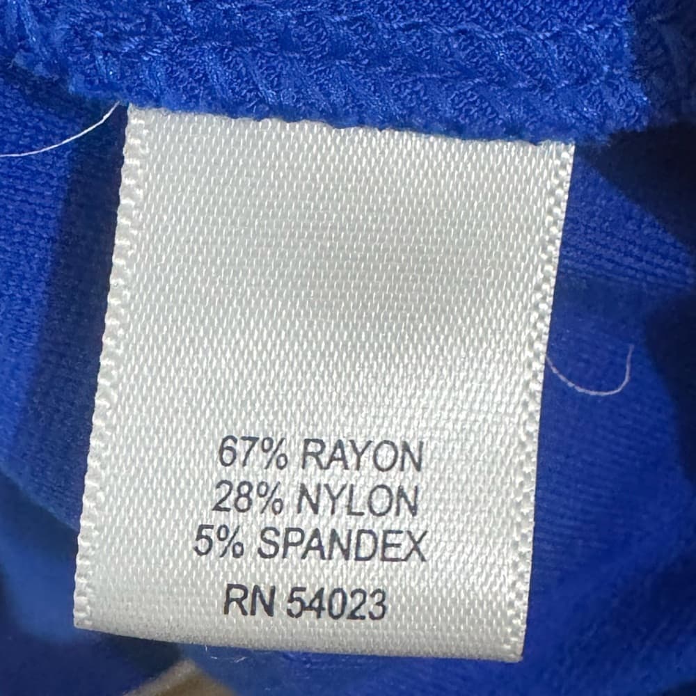 Banana Republic Women's Blue Fit & Flare Skater Dress Short Sleeve Size 4 - Thumbnail 5