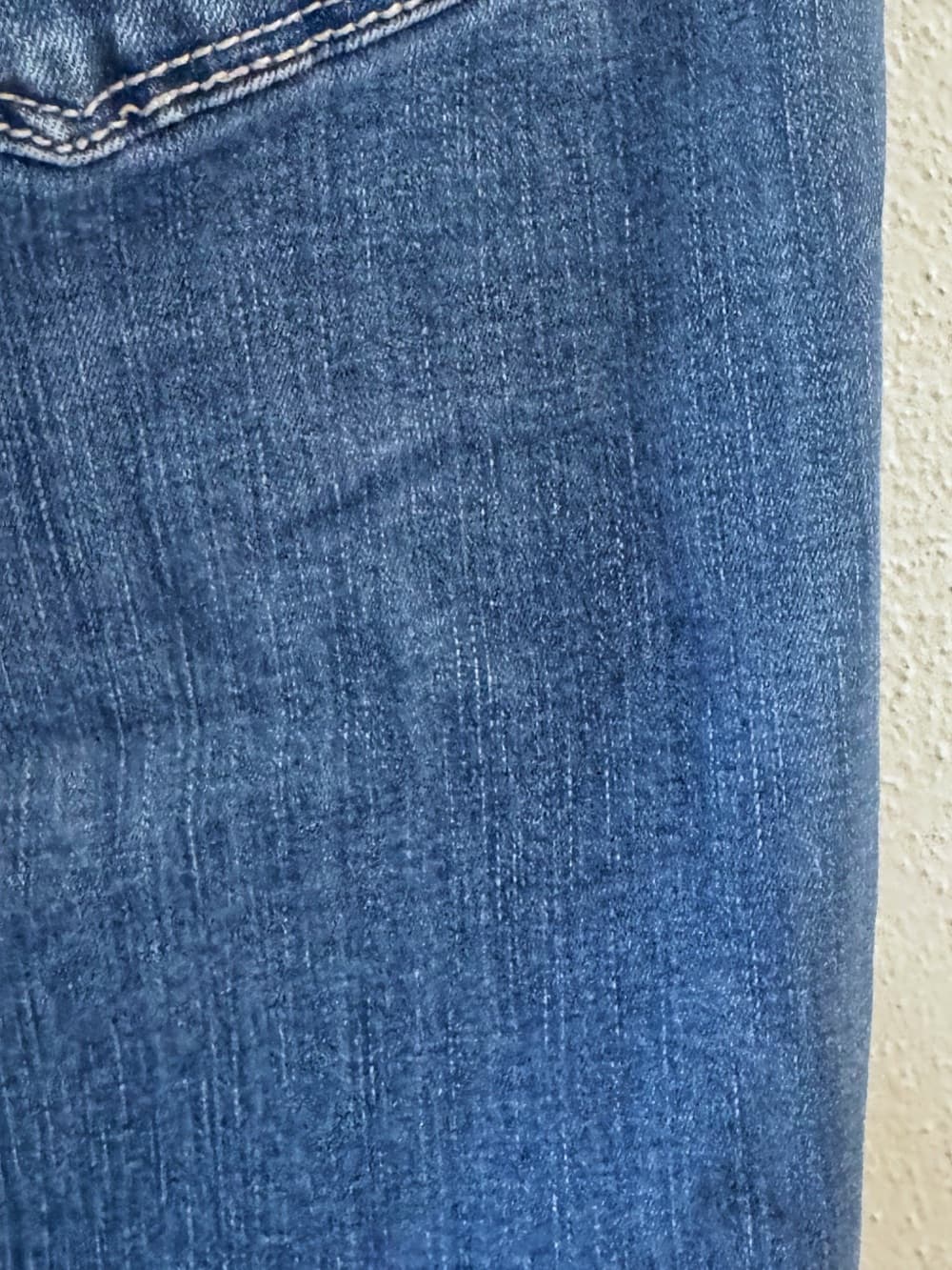 Croft & Barrow Blue Pull On Jeans 12 Stretch Denim - Thumbnail 3