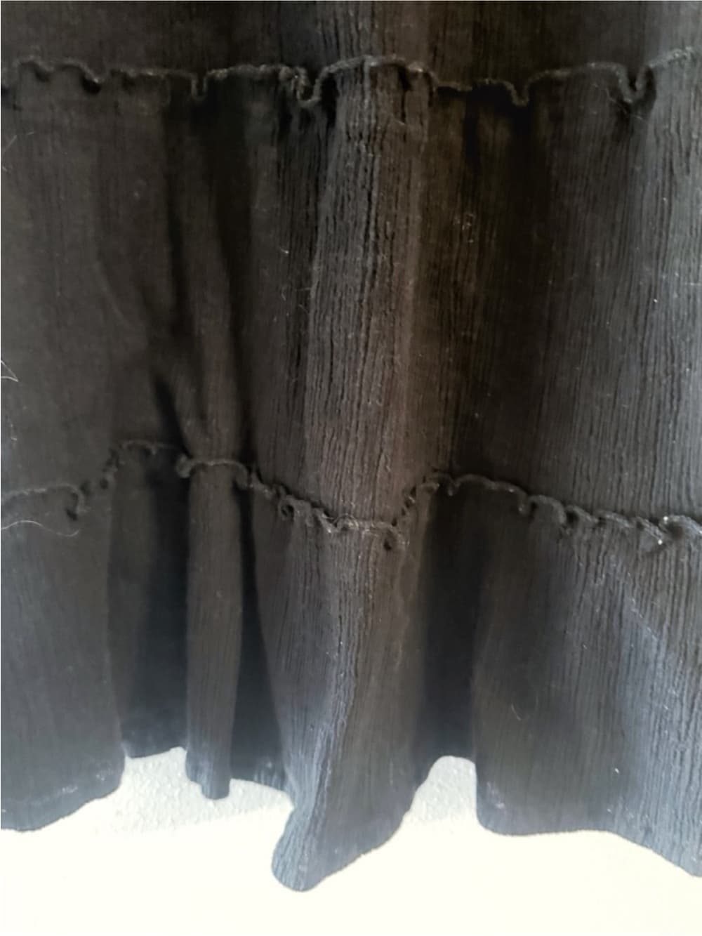 Anthony Richards Black Cotton Sleeveless A-Line Dress Size M - Thumbnail 3
