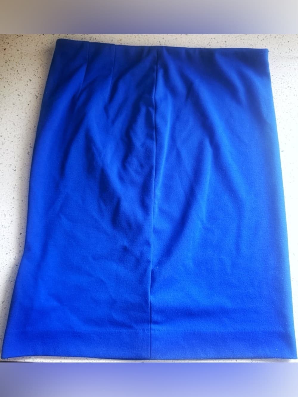 The Limited Blue Pencil Skirt 4 High Waisted Bodycon Stretch Work