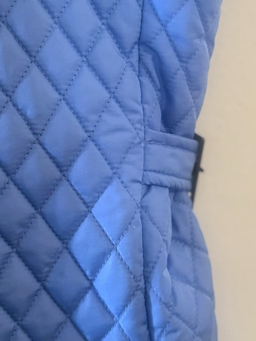 Peck & Peck Quilted Zip Vest Periwinkle Blue Sleeveless Size L - Thumbnail 3