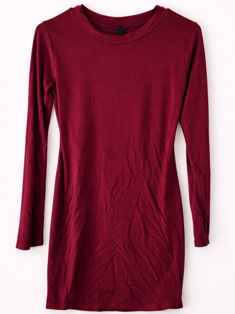 Windsor Bodycon Mini Dress Red Long Sleeve Fitted Medium Womens - Thumbnail 6