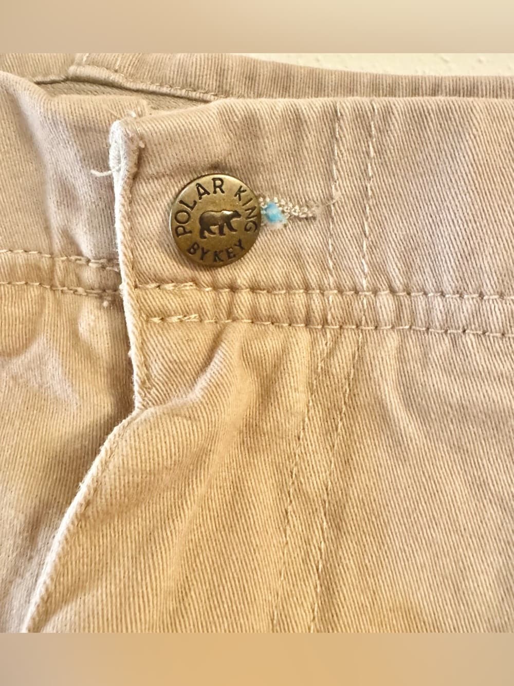 Polar King Men's Tan Stretch Flex Utility Khaki Pants Size 48x32 - Thumbnail 3