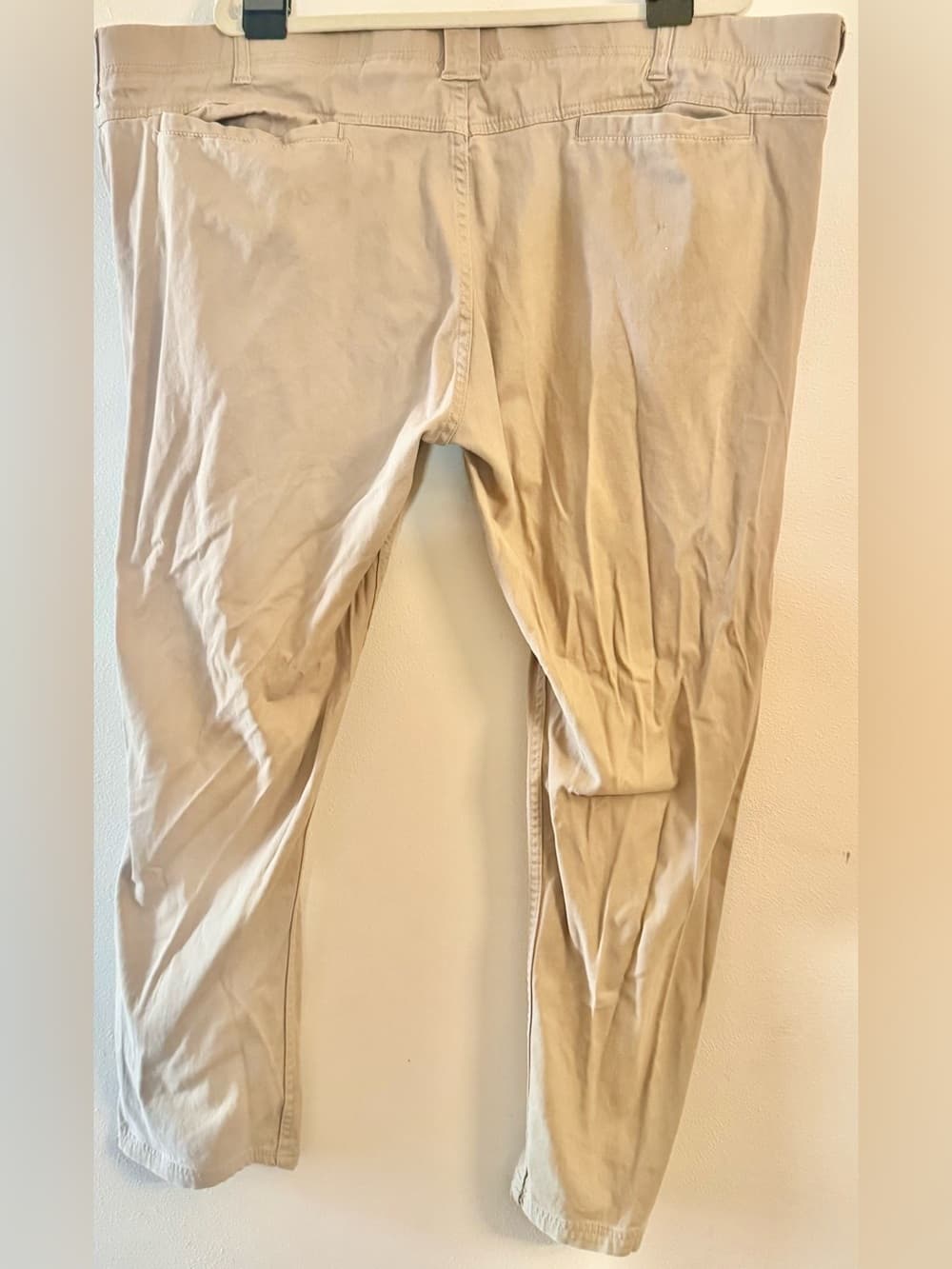 Polar King Men's Tan Stretch Flex Utility Khaki Pants Size 48x32 - Thumbnail 2