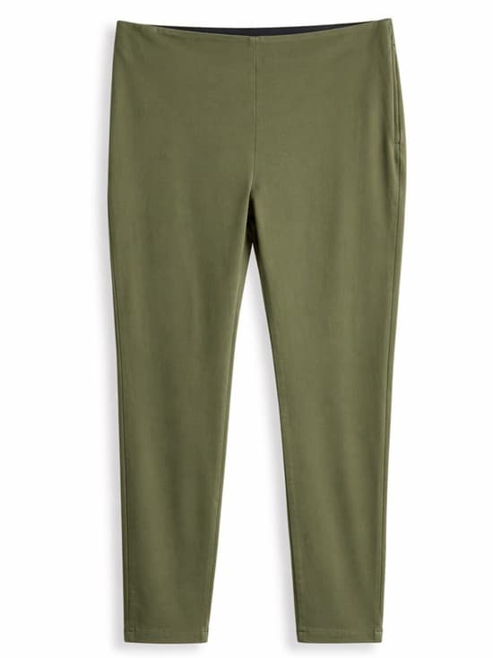 A New Day Women's Olive Green Stretch Ankle Pants Casual Size 4 - Thumbnail 7