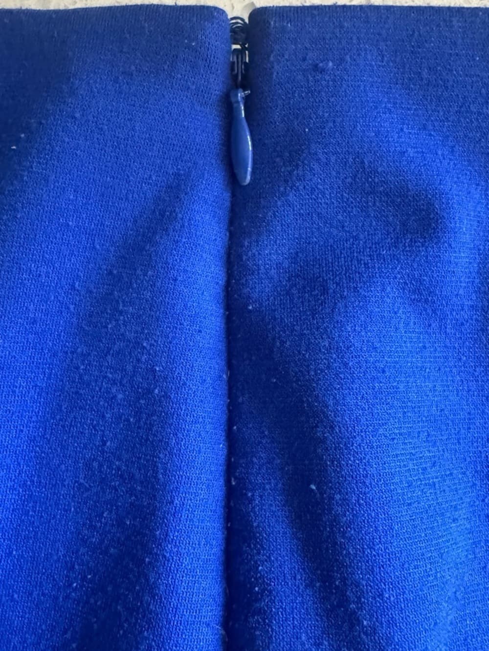 The Limited Blue Pencil Skirt 4 High Waisted Bodycon Stretch Work - Thumbnail 3