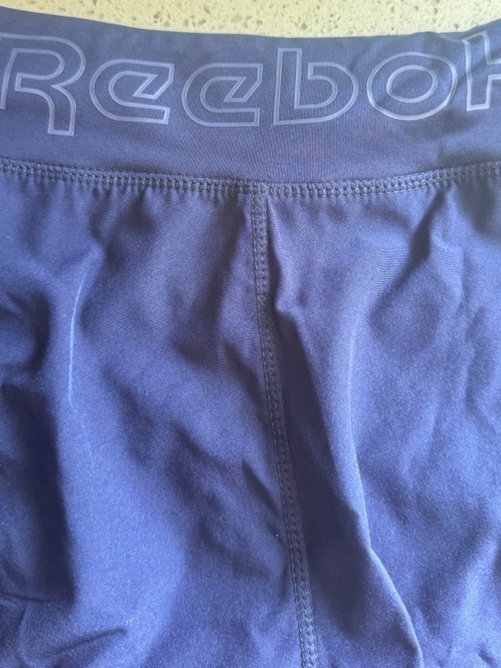 Reebok Navy Athletic Shorts XL Built In Liner Running Workout Lightweight - Thumbnail 4