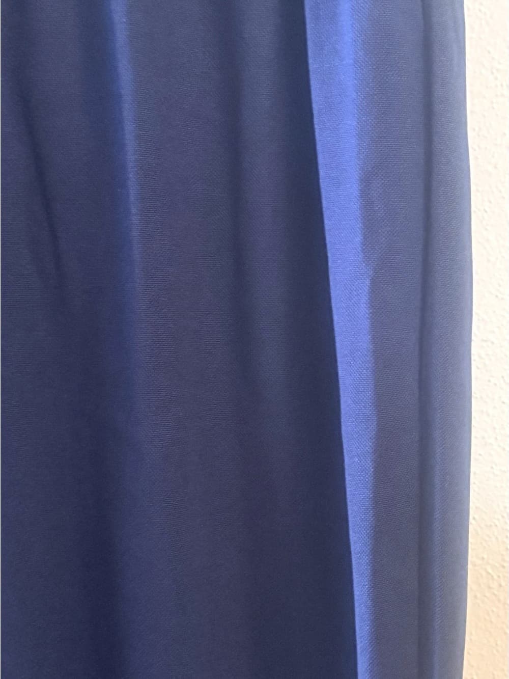 SoftyGrace Women's Navy Straight Leg Pants Relaxed Fit Lightweight Size Medium - Thumbnail 5