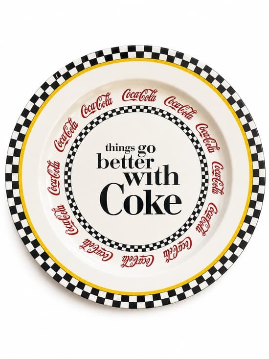 Coca-Cola Things Go Better With Coke Decorative Plate Wall Decor Collectible - Thumbnail 8