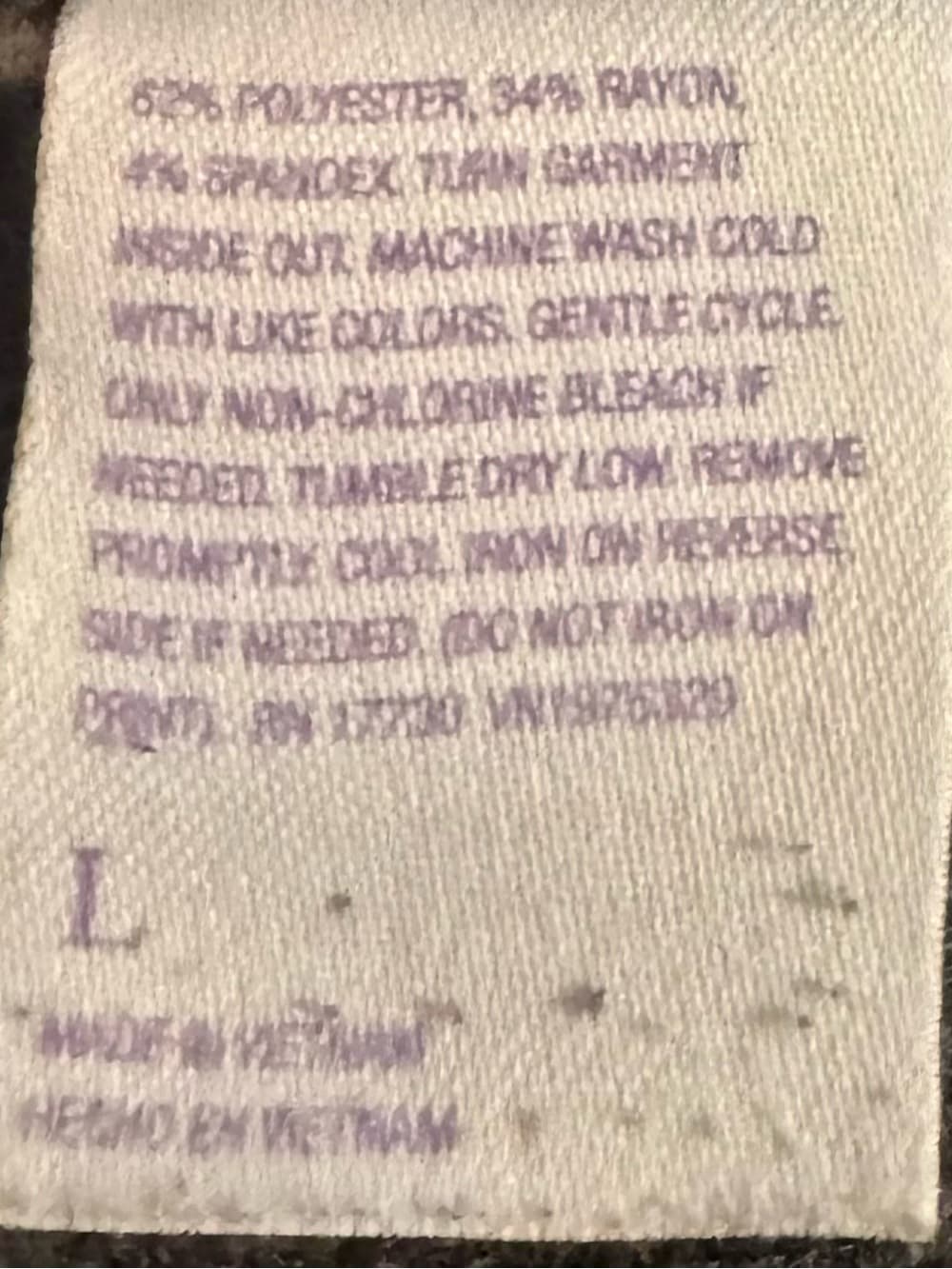 Stars Above Women's Gray Striped Speckled Long Sleeve Lounge Top Size Large - Thumbnail 5