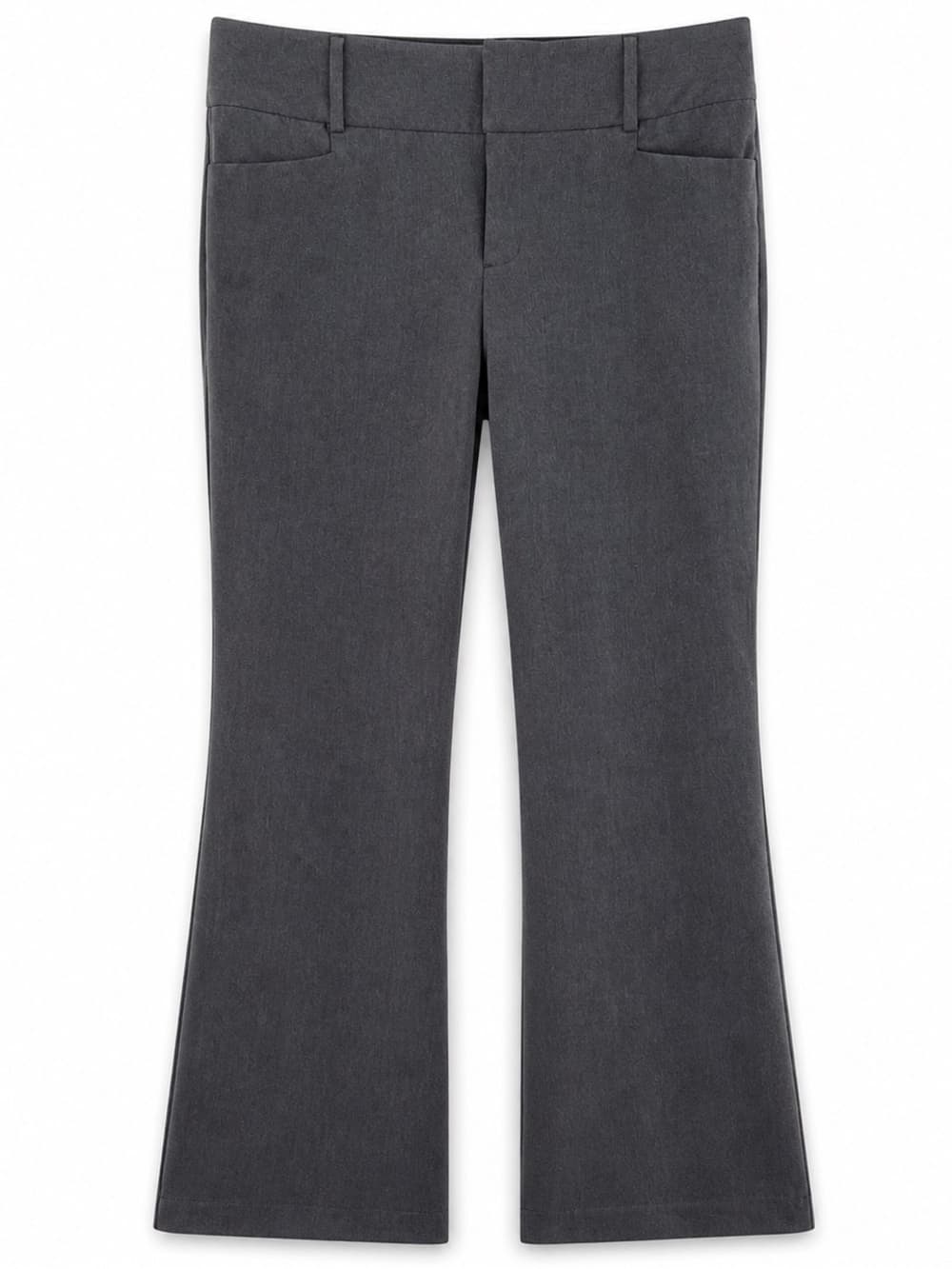Apt. 9 Women's Gray Stretch Career Dress Pants Petite Office Trouser Size 6P - Thumbnail 6