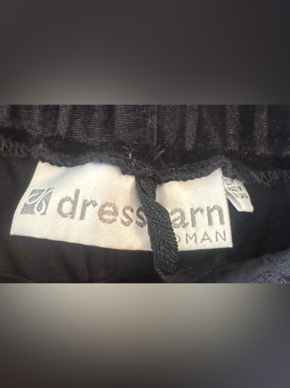 Dressbarn Women's Black Straight Leg Stretch Pants Elastic Waist Plus Size 20W - Thumbnail 4