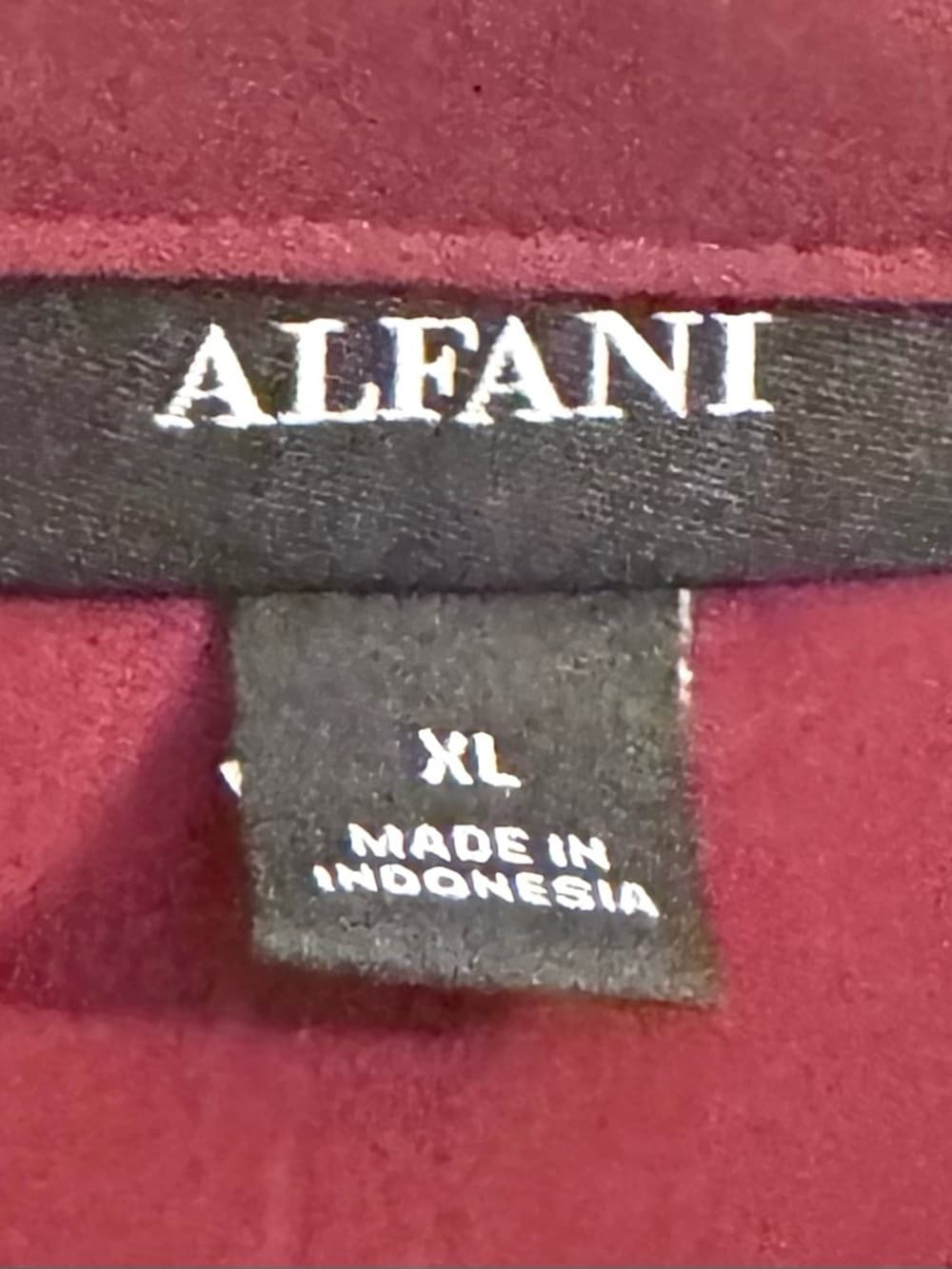 Alfani Malbec Burgundy Twist Front Button Down Blouse XL NWT - Thumbnail 6