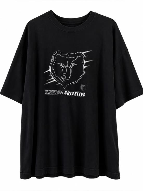 Fanatics Memphis Grizzlies Graphic Tee 3XL Black NBA Fan Short Sleeve - Thumbnail 7