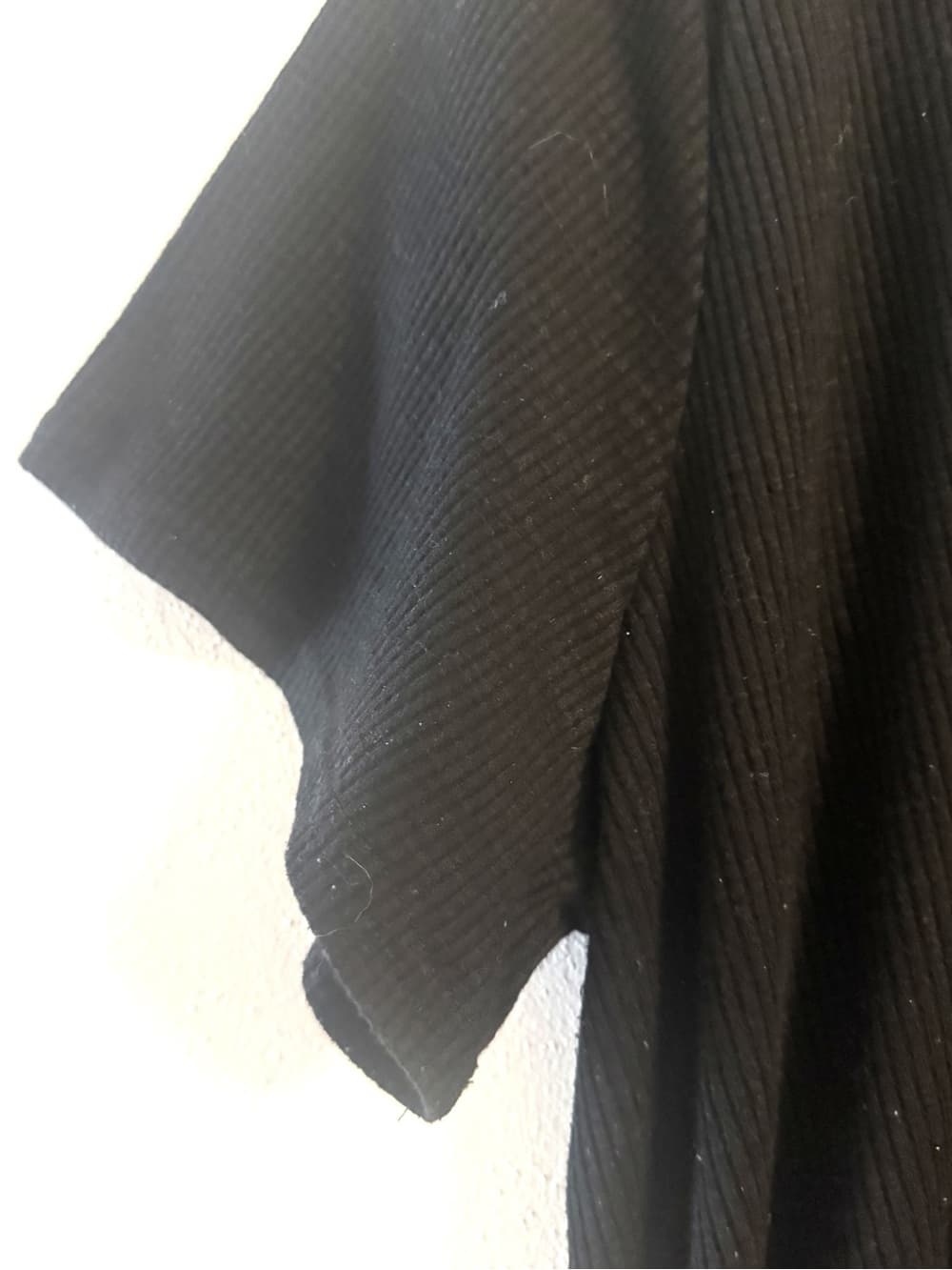 Black Ruched Side Drawstring Short Sleeve Top 4X Plus Size - Thumbnail 4