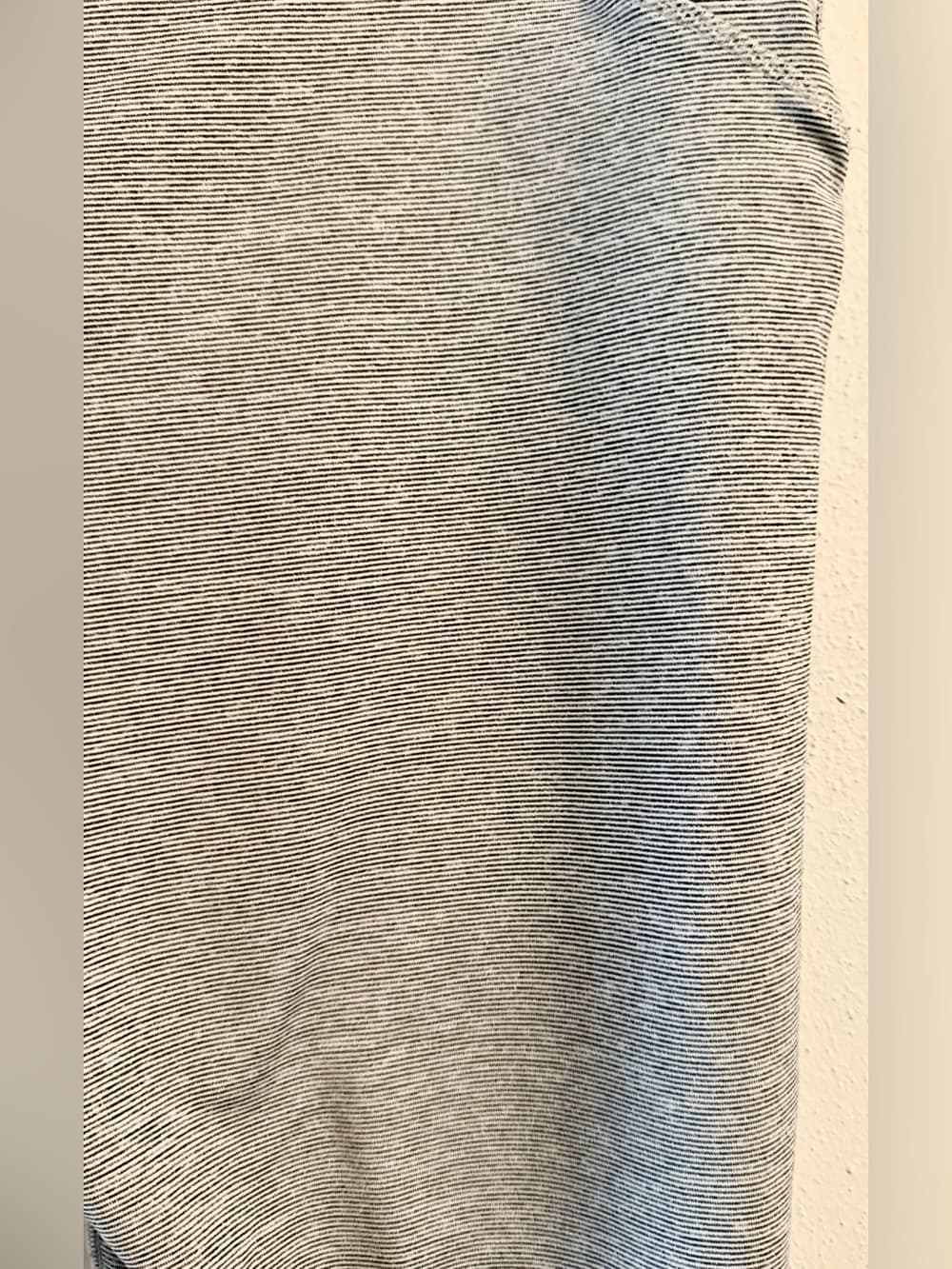 Gray Striped Leggings XXL Plus Size Stretch Athletic - Thumbnail 3