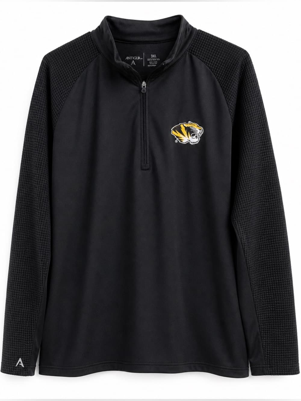Mizzou Tigers Quarter Zip Pullover 3XL Black Athletic Top - Thumbnail 7
