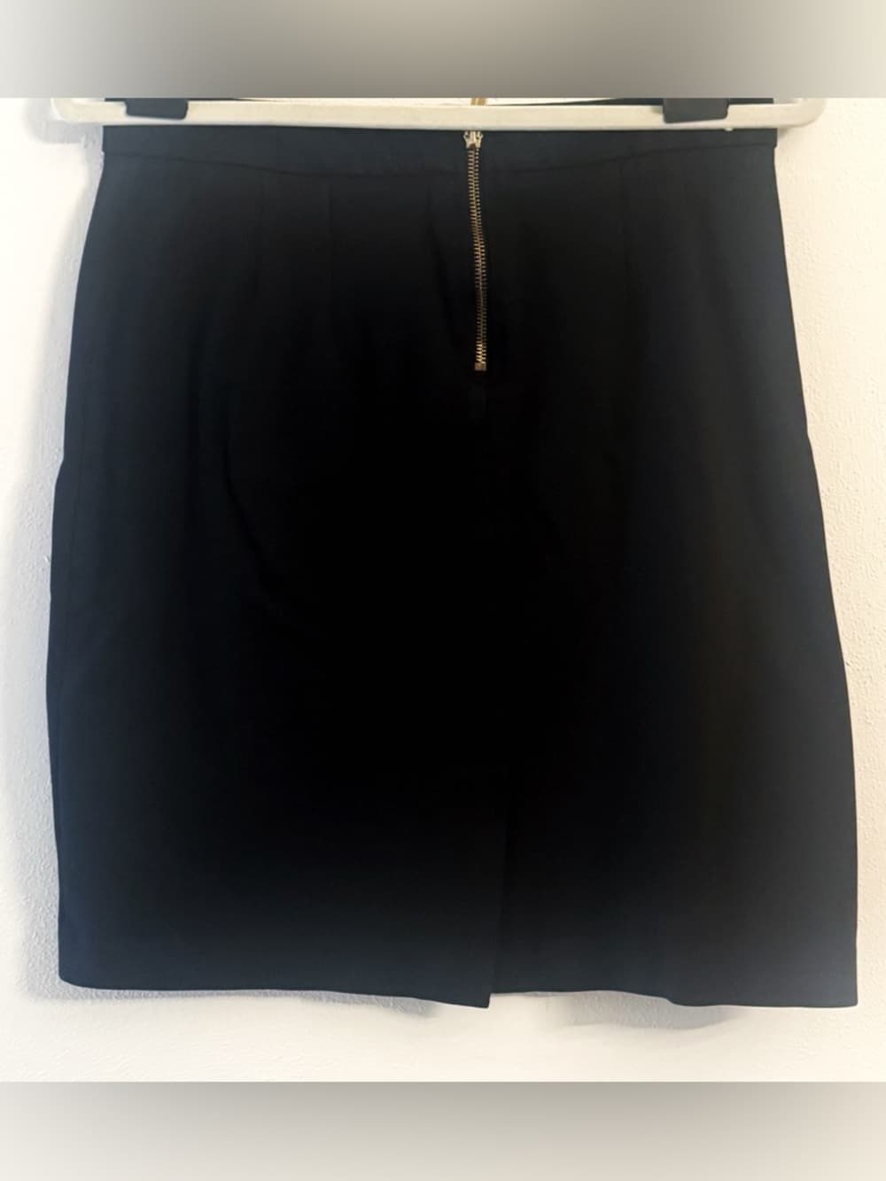 Jones New York Black Mini Skirt S High Waist Stretch Career Classic - Thumbnail 2