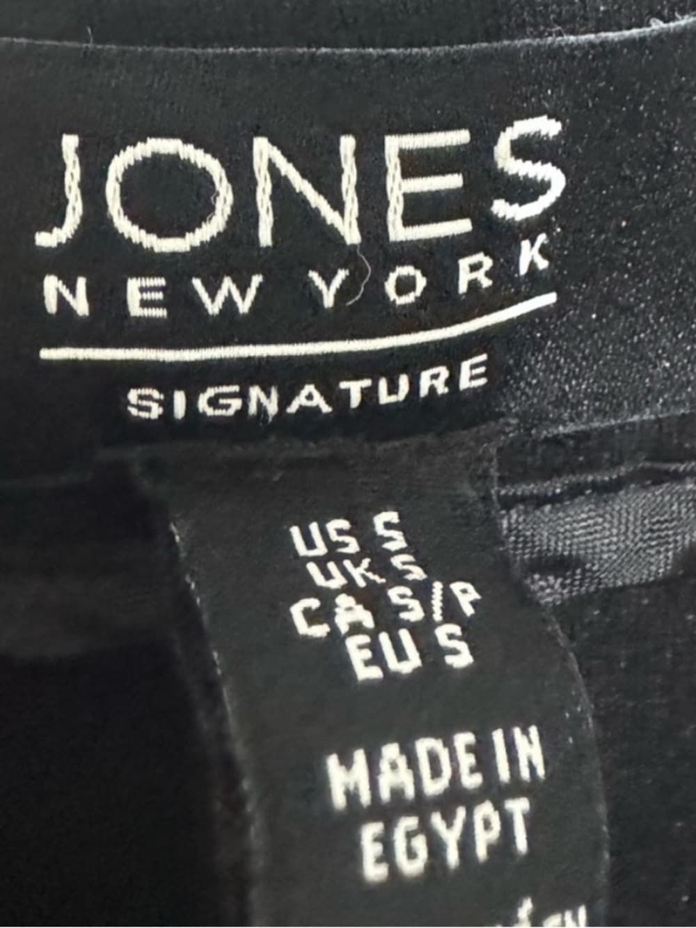 Jones New York Black Mini Skirt S High Waist Stretch Career Classic - Thumbnail 4