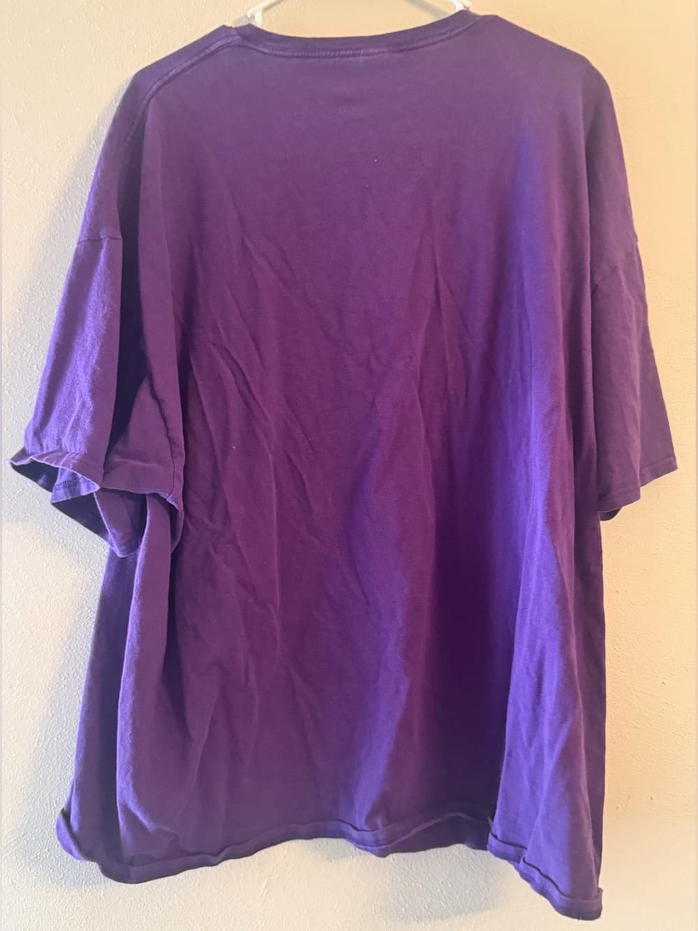 Delta Pro Weight Purple LSU Tigers Jesus Cross Graphic Tee 3XL Christian Faith - Thumbnail 2