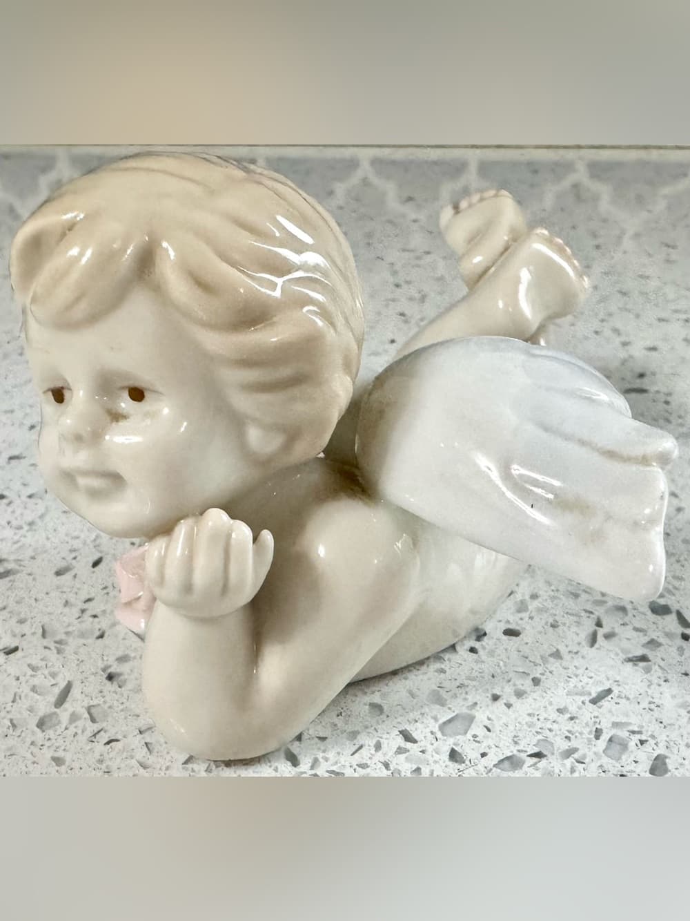 Vintage Russ Berrie Dreamangels Mischief in Heaven Cherub Figurine - Thumbnail 2