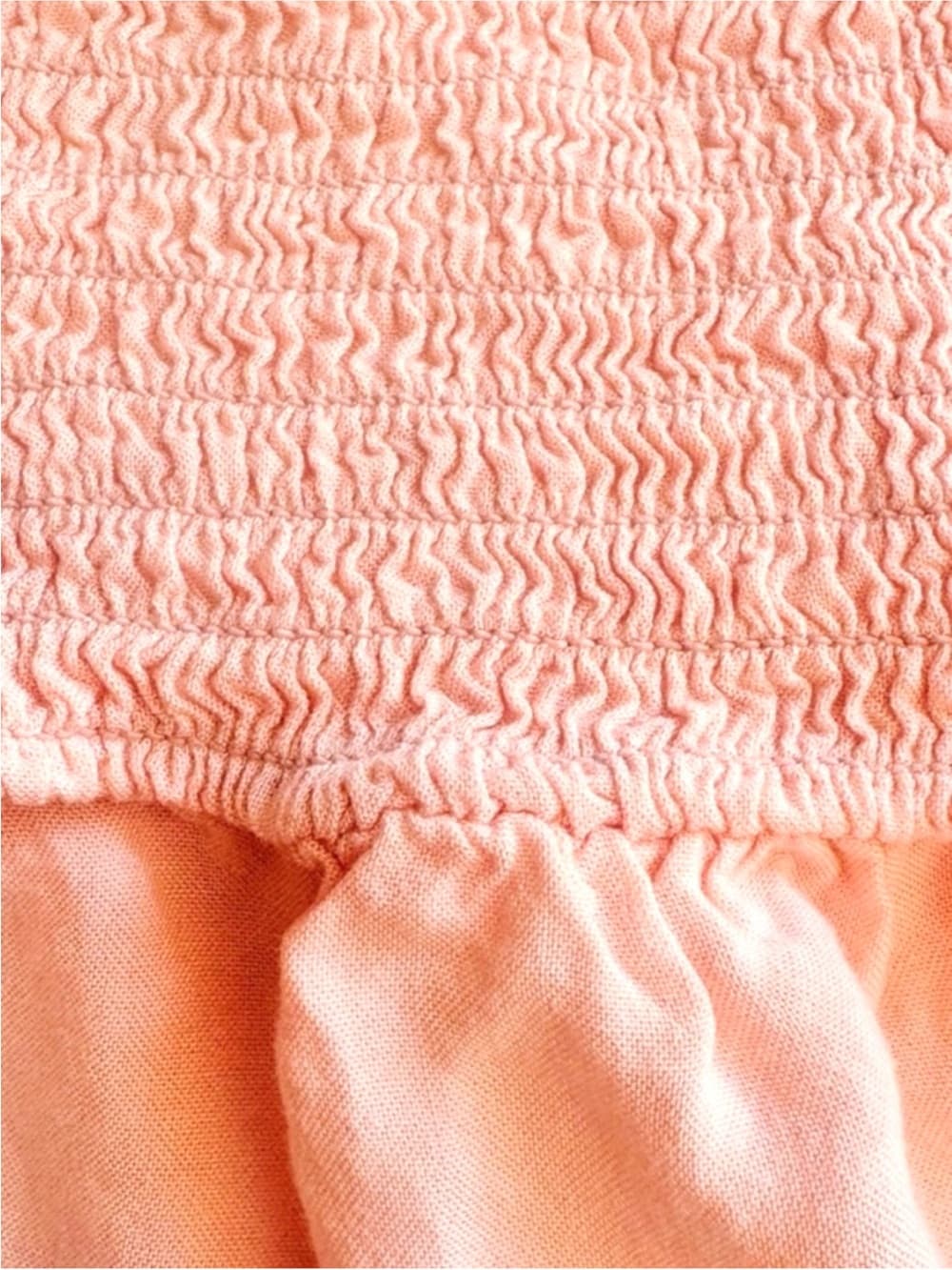 Candies Blush Pink Peplum Ruffle Hem Sleeveless Blouse XL Smocked - Thumbnail 4