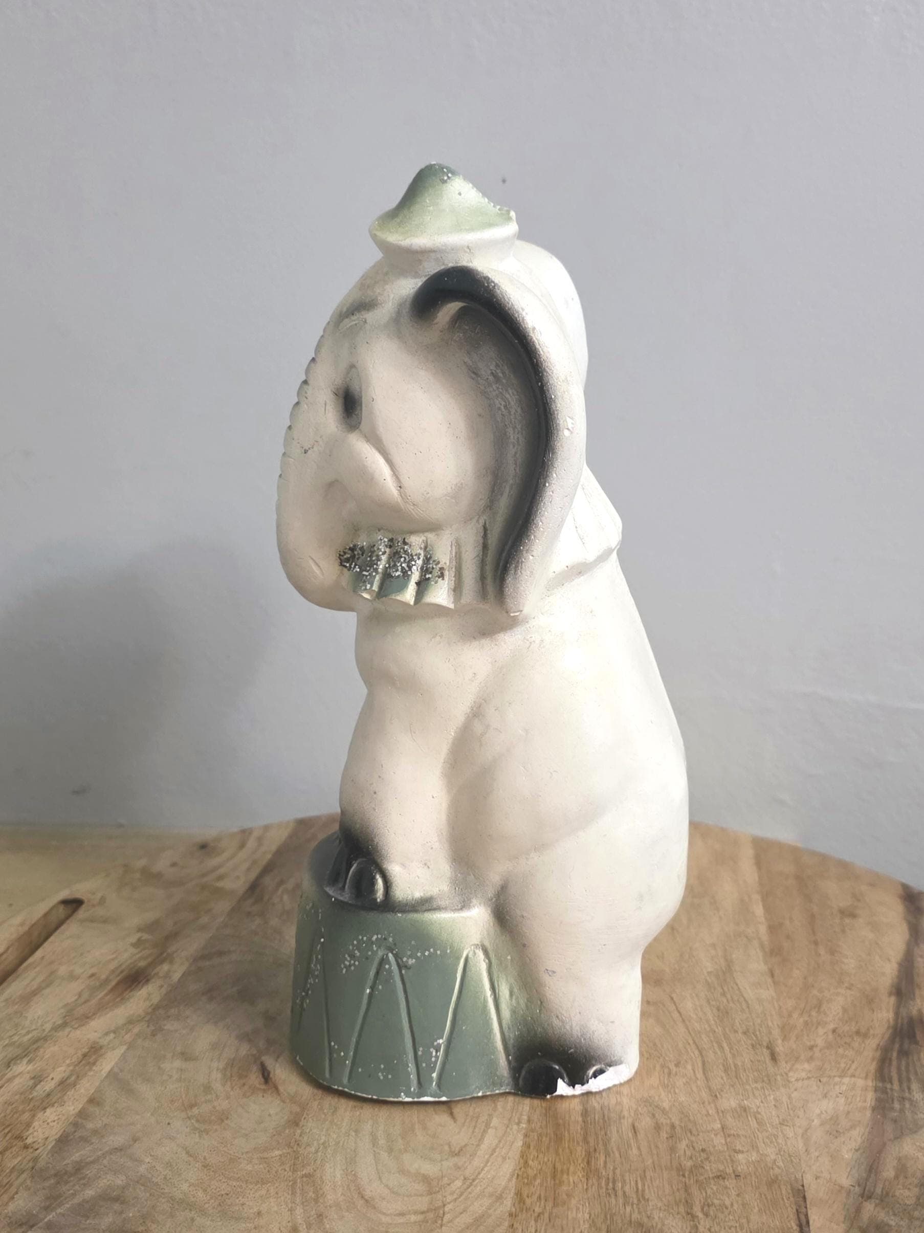 Vintage Carnival Chalkware Elephant Bank - Thumbnail 6