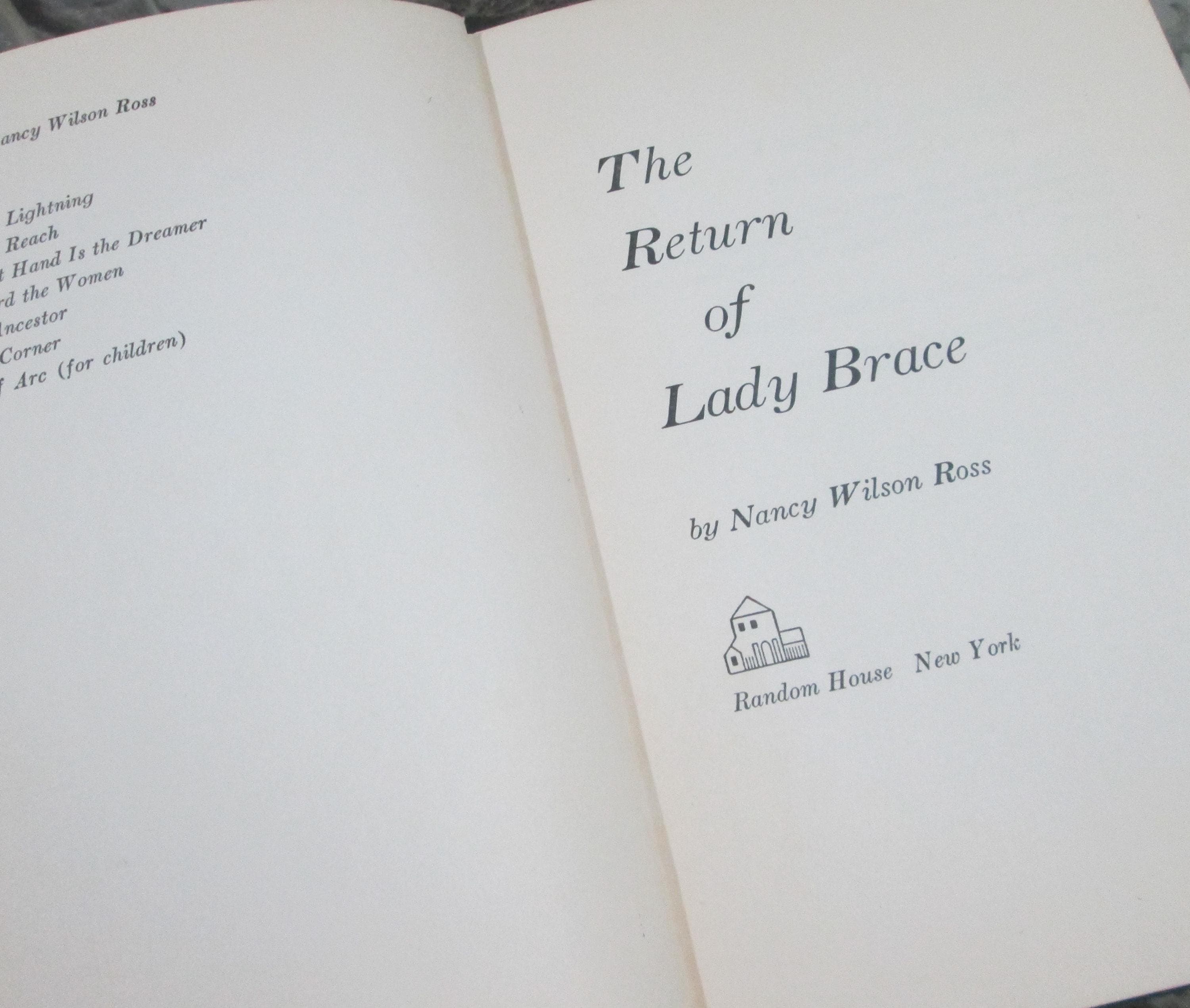 The Return of Lady Bruce by Nancy Wilson Ross, 1957, Vintage Book - Thumbnail 5