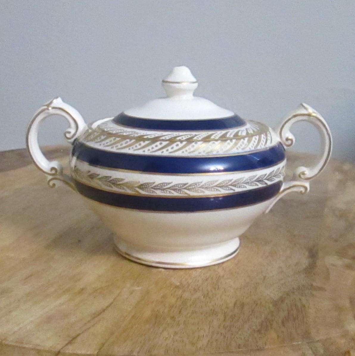 Vintage Crown Ducal English Sugar Bowl