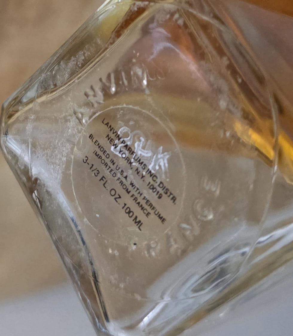 Vintage Lanvin Perfume Bottle - Thumbnail 3